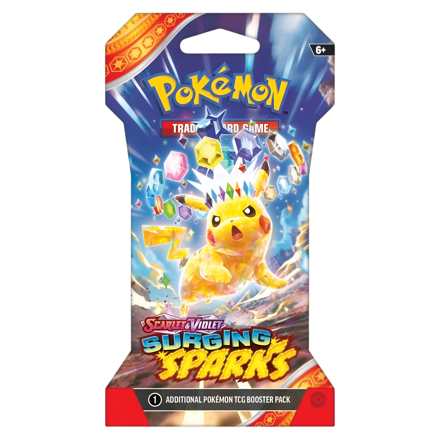 Surging Sparks Sleeved Booster Pack (Random Art)