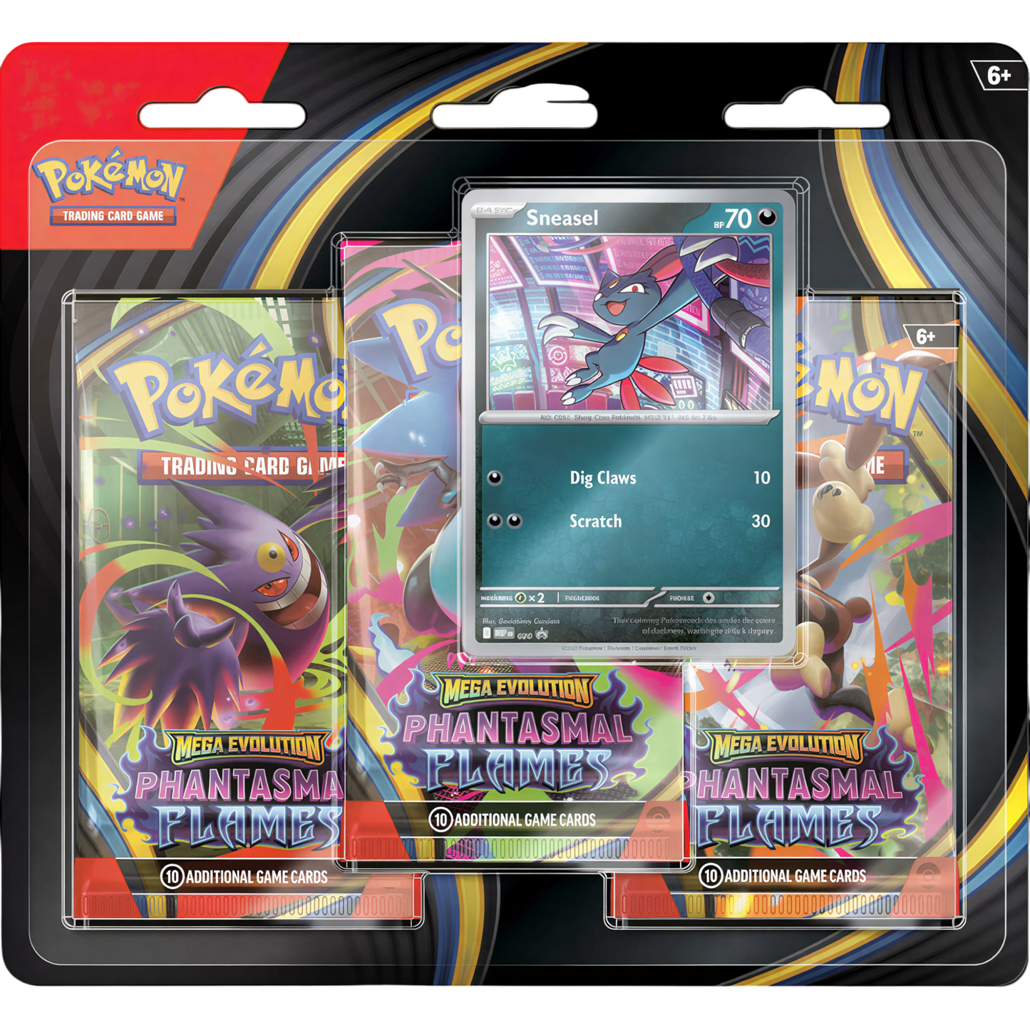 Phantasmal Flames 3 Pack Blister (Sneasel)