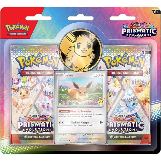 Prismatic Evolutions 2 Pack Blister (Eevee)