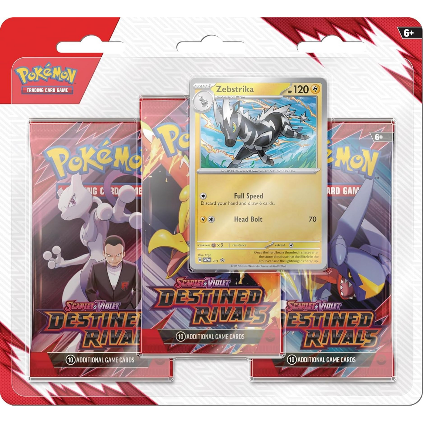 Destined Rivals 3 Pack Blister (Zebstrika)
