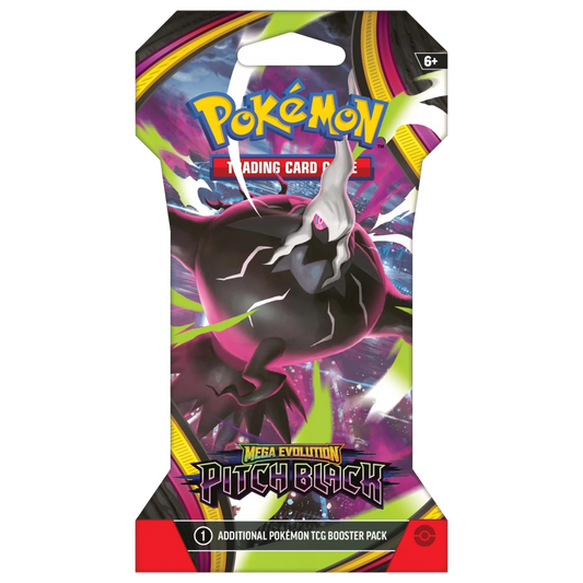 Pitch Black Sleeved Booster Pack (Random Art) – 4 Pack Bundle