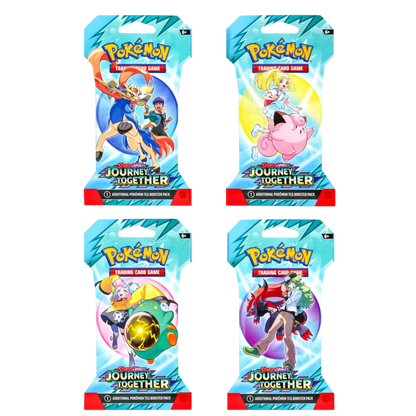 Journey Together Sleeved Booster Pack (Random Art) – 4 Pack Bundle