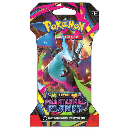 Phantasmal Flames Sleeved Booster Pack (Random Art) – 4 Pack Bundle