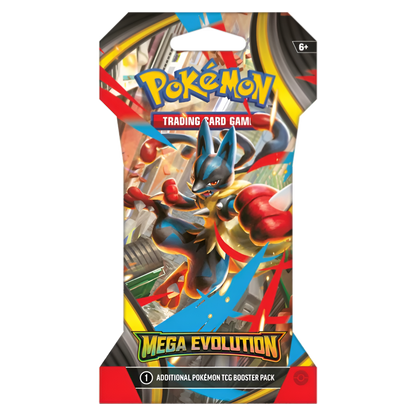 Mega Evolution Sleeved Booster Pack (Random Art) – 4 Pack Bundle