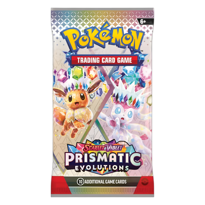 Prismatic Evolutions Booster Pack (Random Art) – 4 Pack Bundle