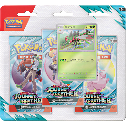 Journey Together 3 Pack Blister (Yanmega)